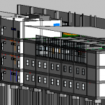 Depot Adminstration Building 3D View 3